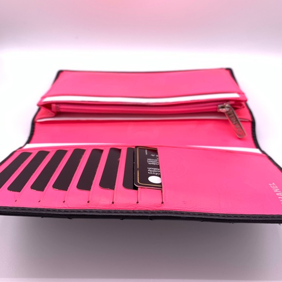 SOLD! CHANEL Black Lambskin Cambon Long Wallet - Picture 7 of 10